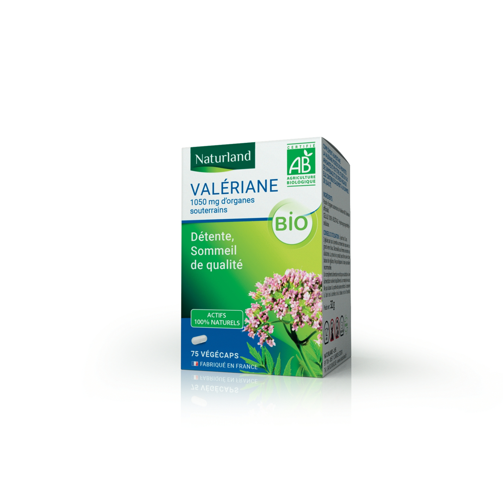 Valériane bio, Détente et Sommeil de qualité 75 végécaps