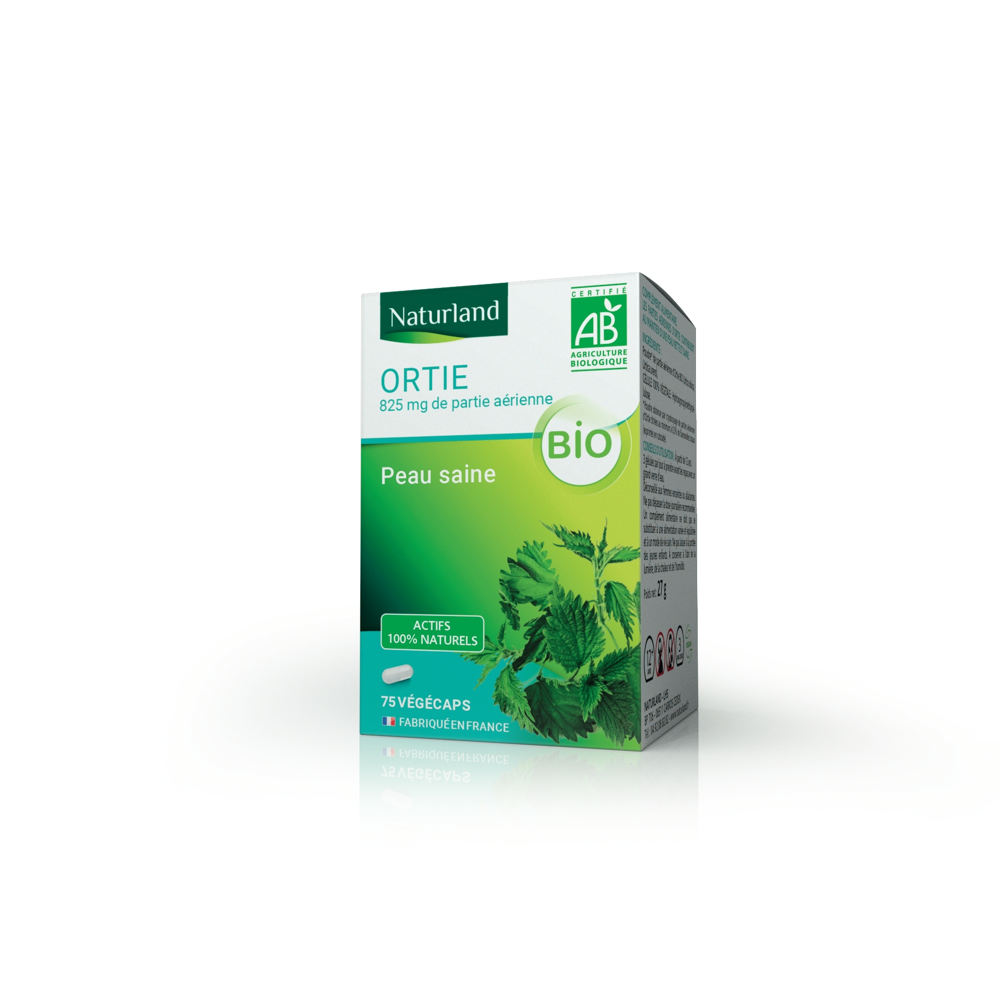 Ortie bio, Peau saine 75 végécaps