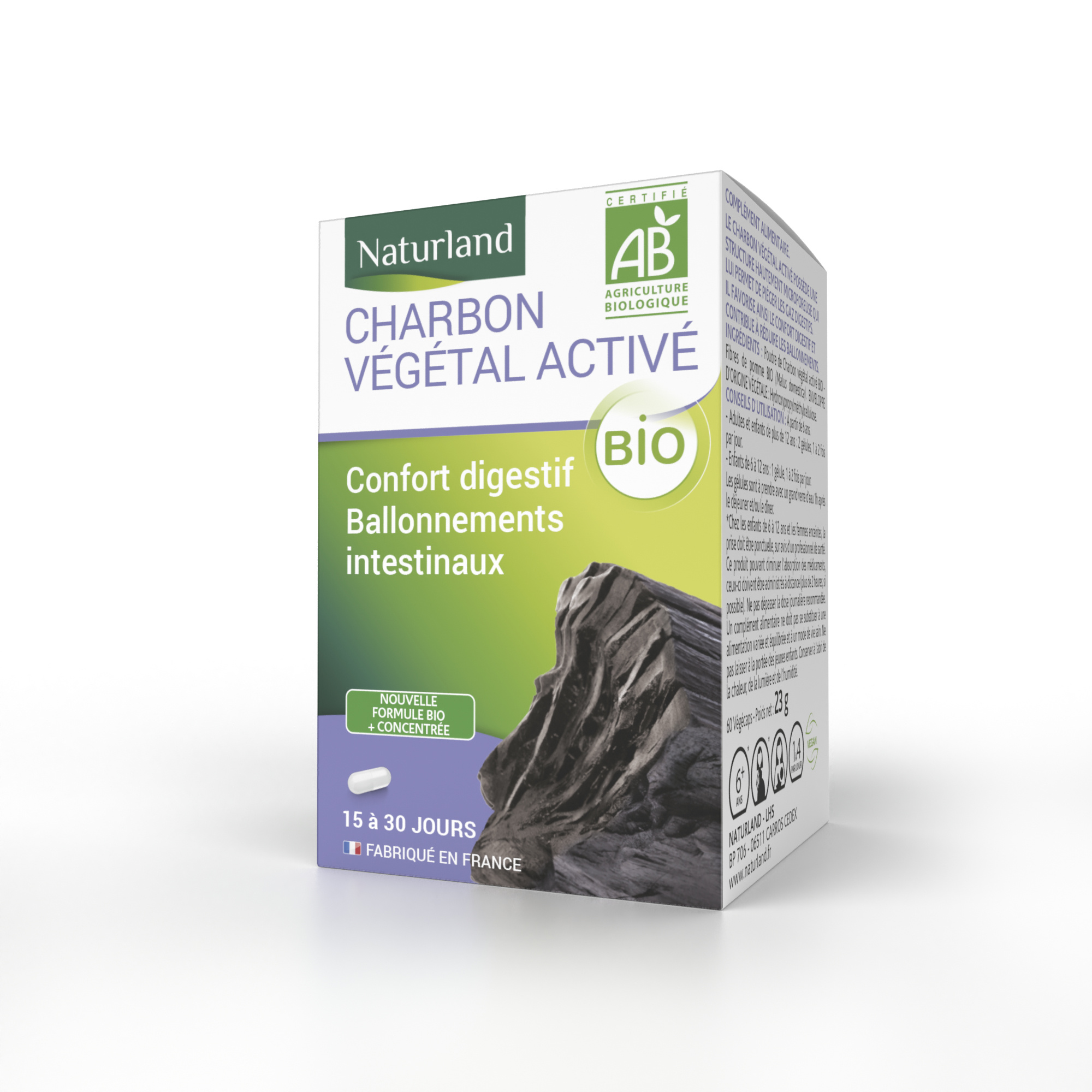 Charbon Vegetal Bio 60 Vegecaps