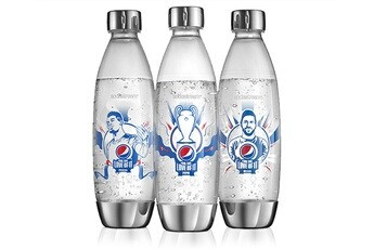 Pack 3 bouteilles Sodastream 1L Edition UEFA Euro Foot