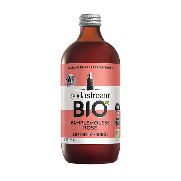 Sirop Sodastream Bio Pamplemousse Rose 500 ml