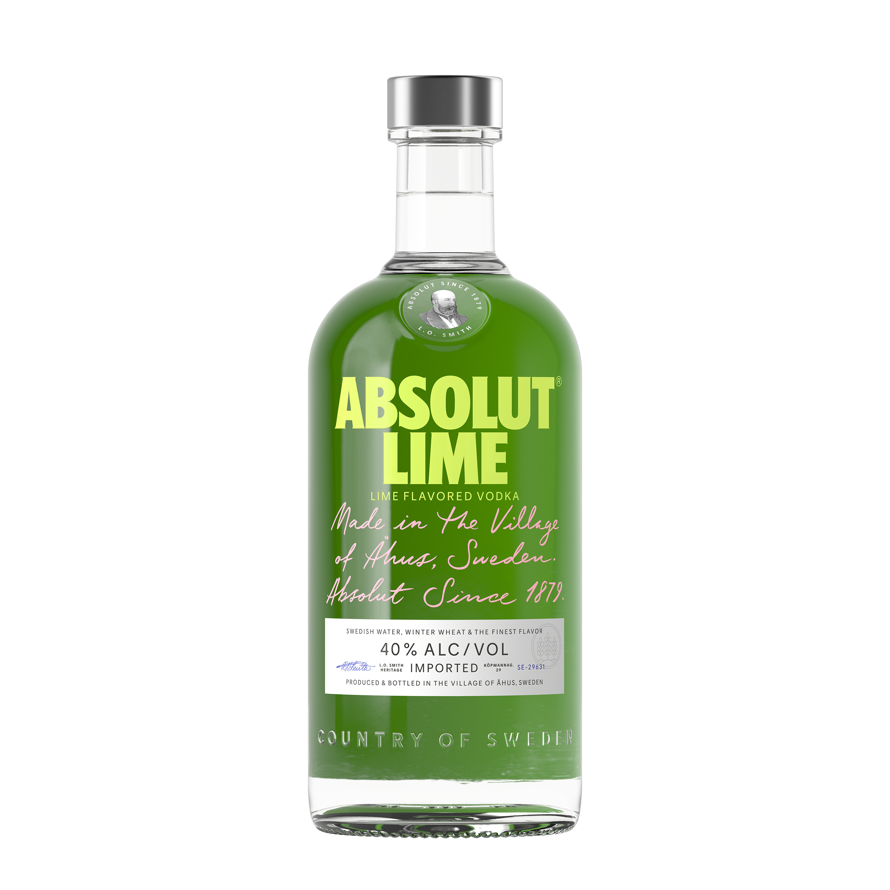 Vodka Absolut Vodka Lime, 40% vol. - 70 cl