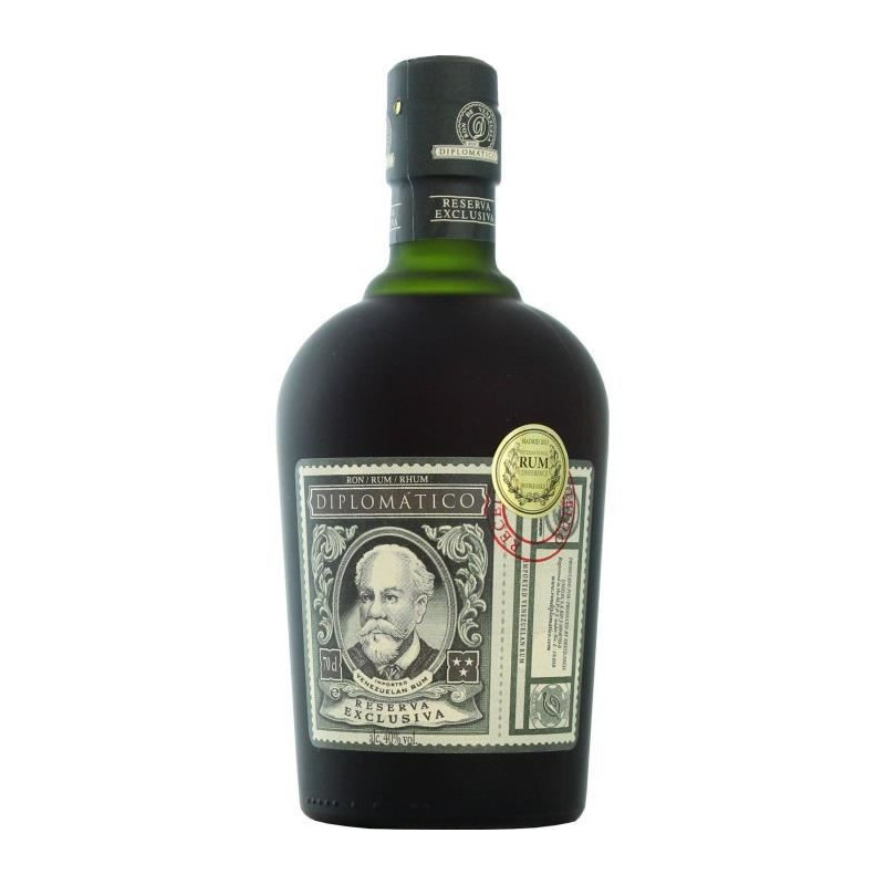 Rhum traditionnel Diplomatico Reserva Exclusiva - Venezuela, 40% vol. - 70 cl