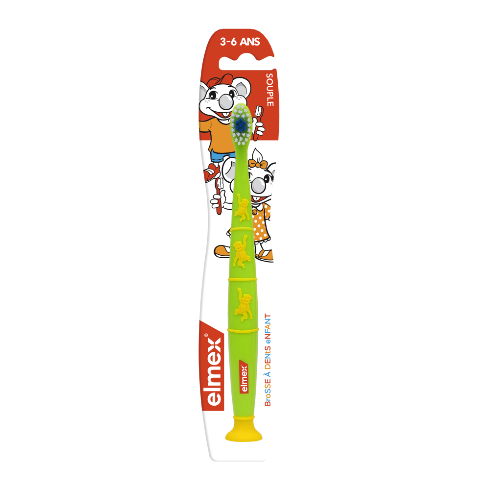 Brosse à dent elmex anti-caries 3-6 ans