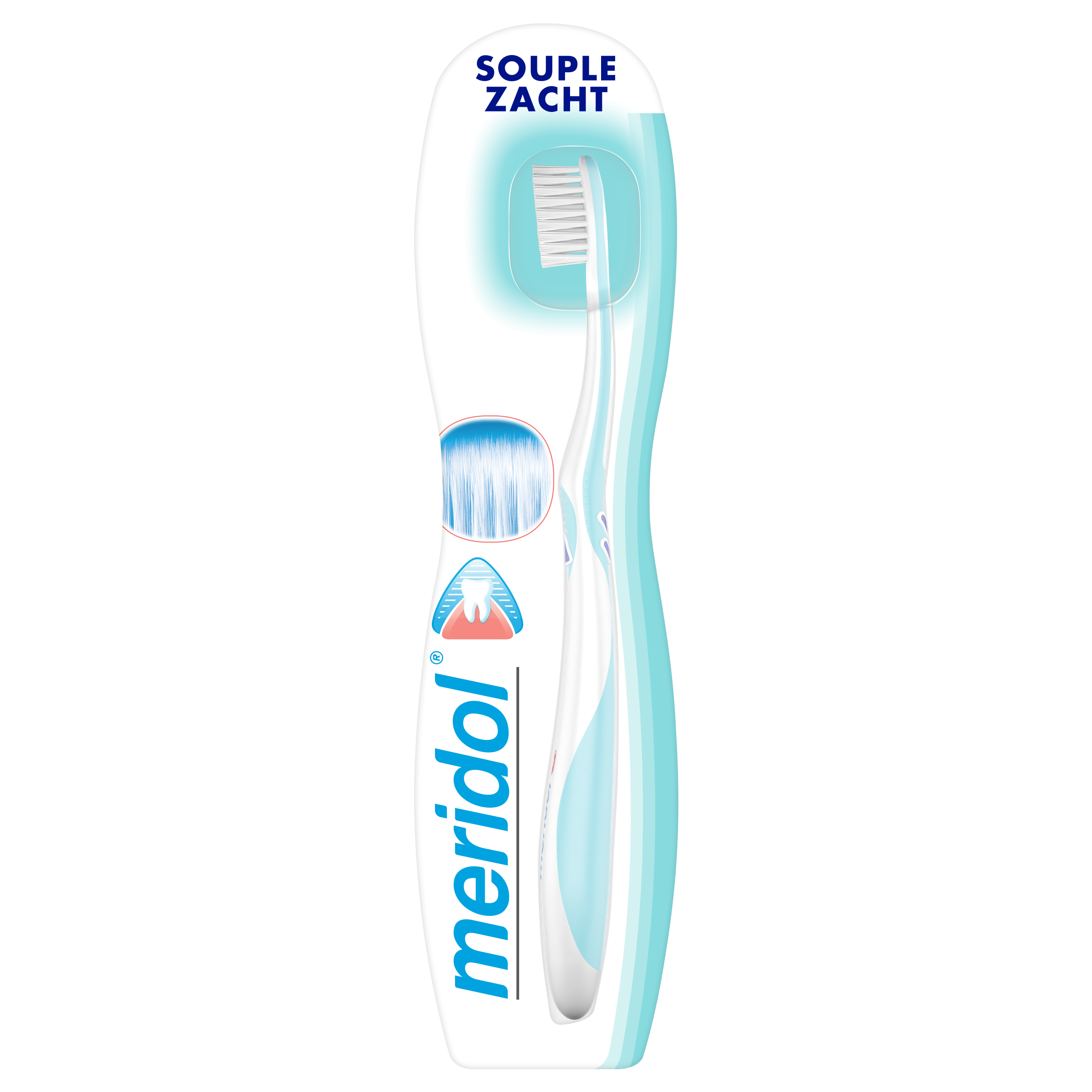 Brosse à dents meridol protection gencives souple