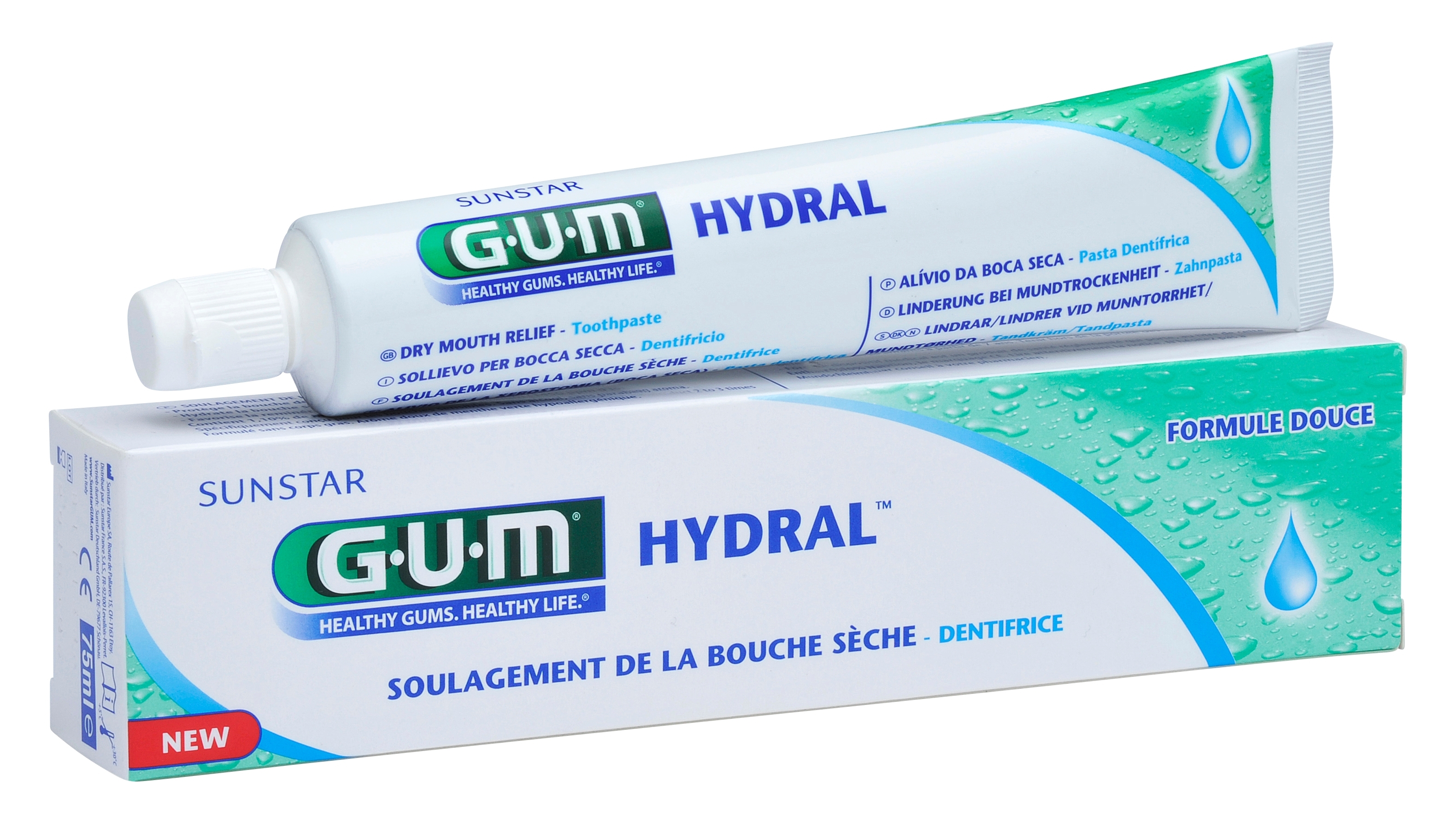 Dentifrice Gum Hydral Sunstar Le Tube De 75ml - vue 1