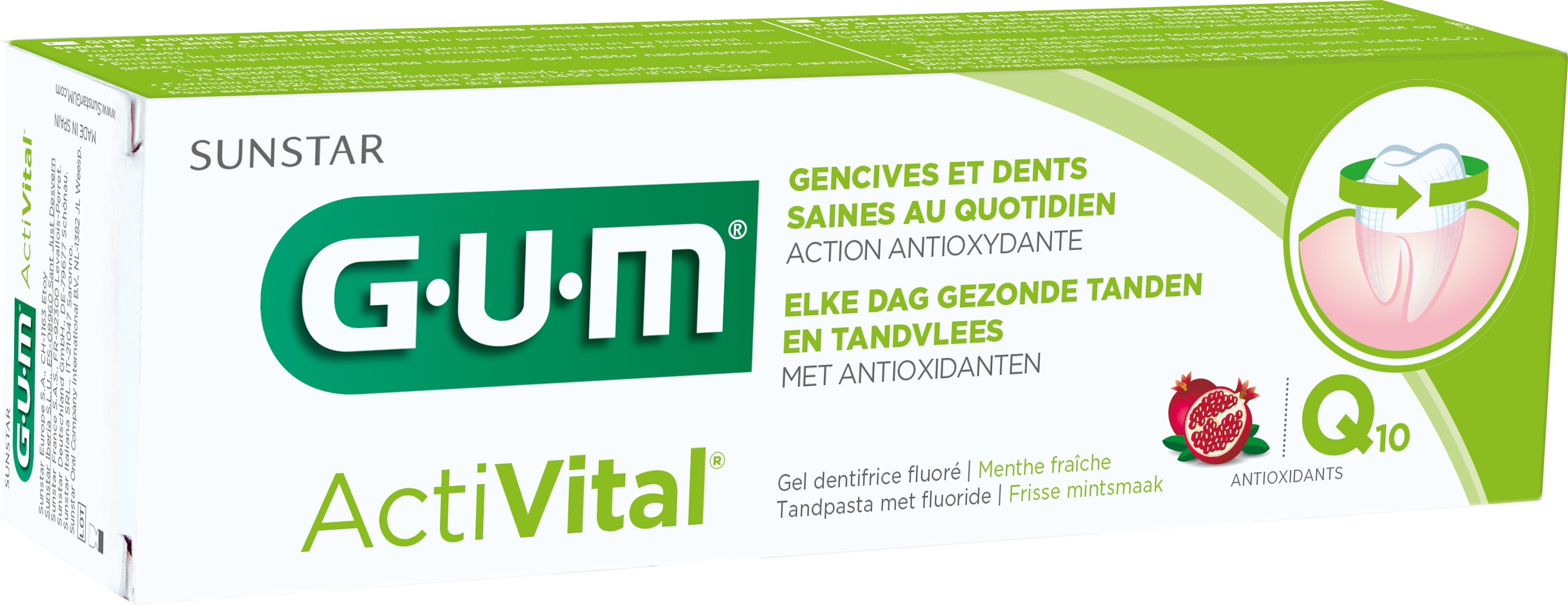 Dentifrice activital gel 75ml