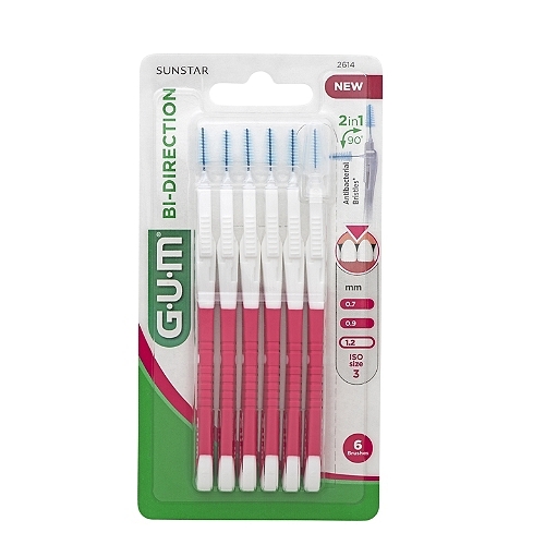 Brossette Interdentaire Gum Le Lot De 6 Brossettes