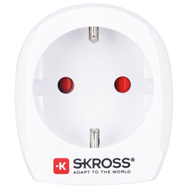 Adaptateur secteur Skross Prise Europe vers USA