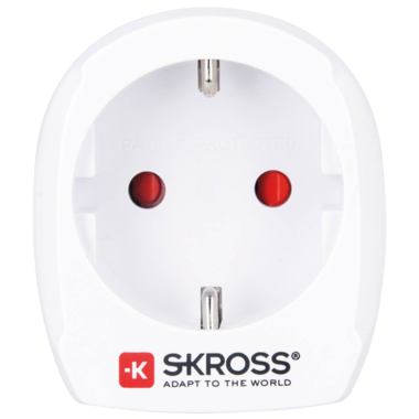 Adaptateur secteur Skross Prise Europe vers USA