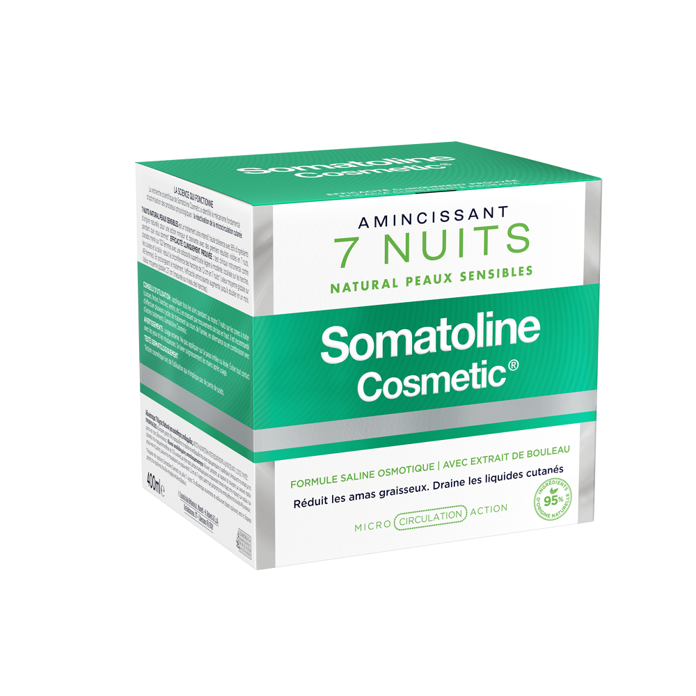 Amincissant 7 nuits peaux sensibles 400ml