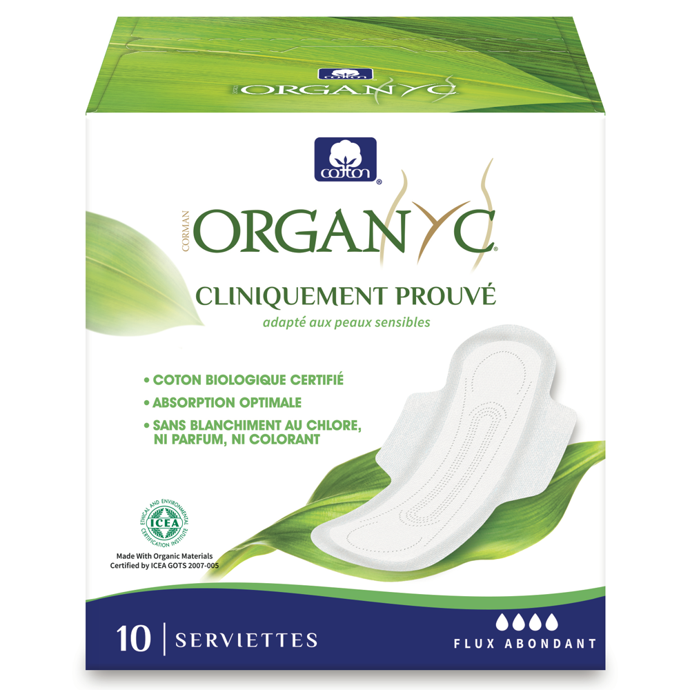 Organyc Serviette Coton Bio boîte 10