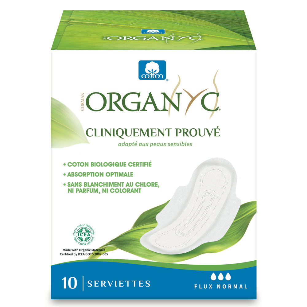 Organyc Serviette Coton Bio boîte 10