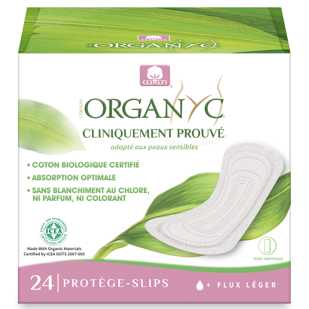 Organyc Protège-slips Coton Bio boîte 24