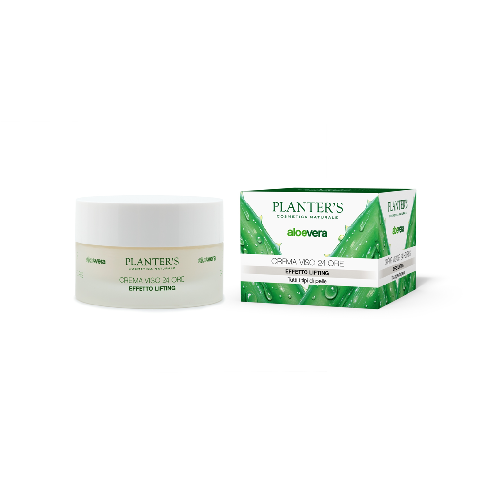 Crème Visage 24h Effet Lifting Aloe Vera 50ml