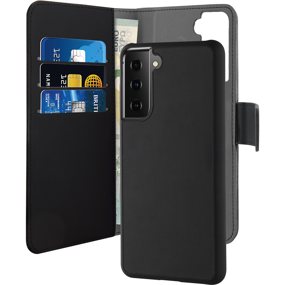 Coque Folio Magnétique Puro Samsung G S21+ Noir