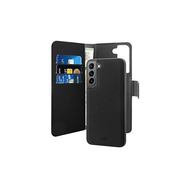 Protection Folio Magnétique 3 en 1 Puro G S22+ Noir