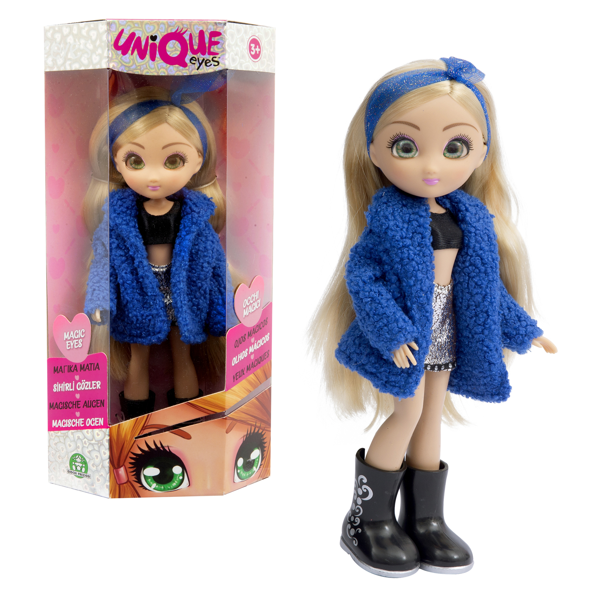 UNIQUE EYES - Poupée unique eyes 25 cm - Amy - AUTOMNE HIVERS COLLECTION