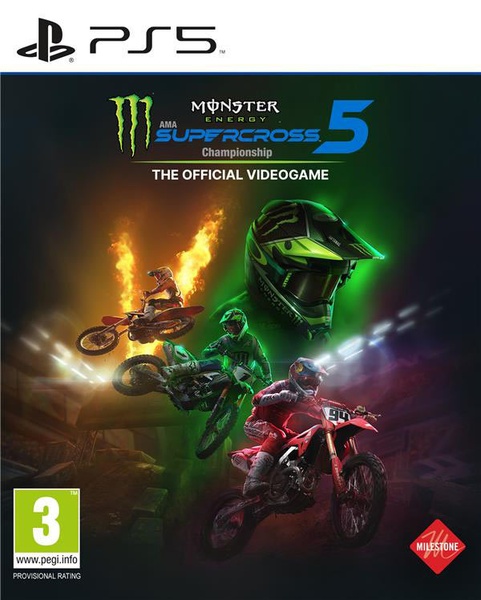 Monster Energy Supercross 5 : The Official Videogame (PS5)