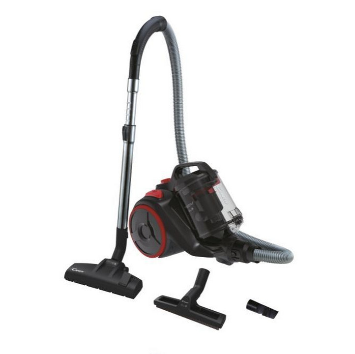 Aspirateur sans sac 79db noir/rouge - caf32par011 - candy