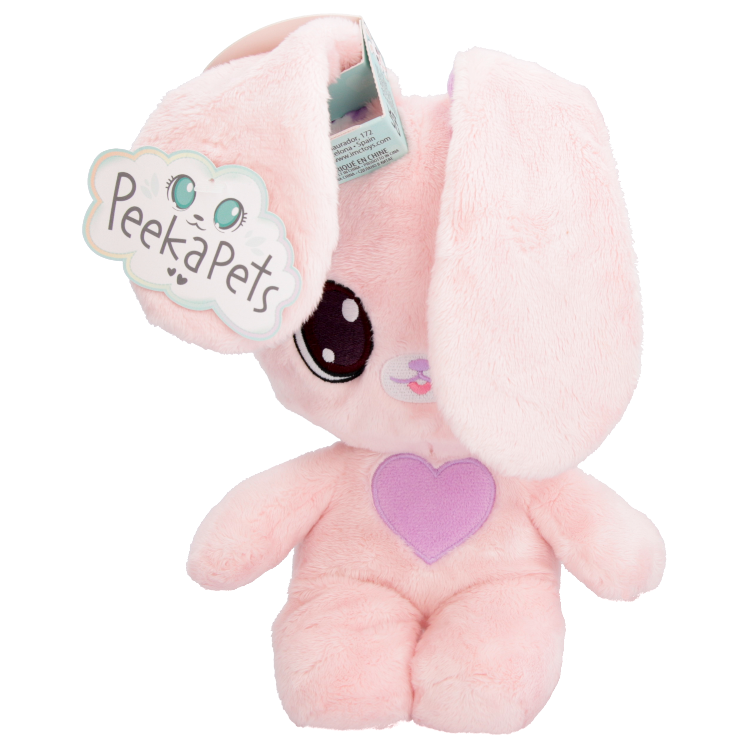 Peluche Peekapets violet