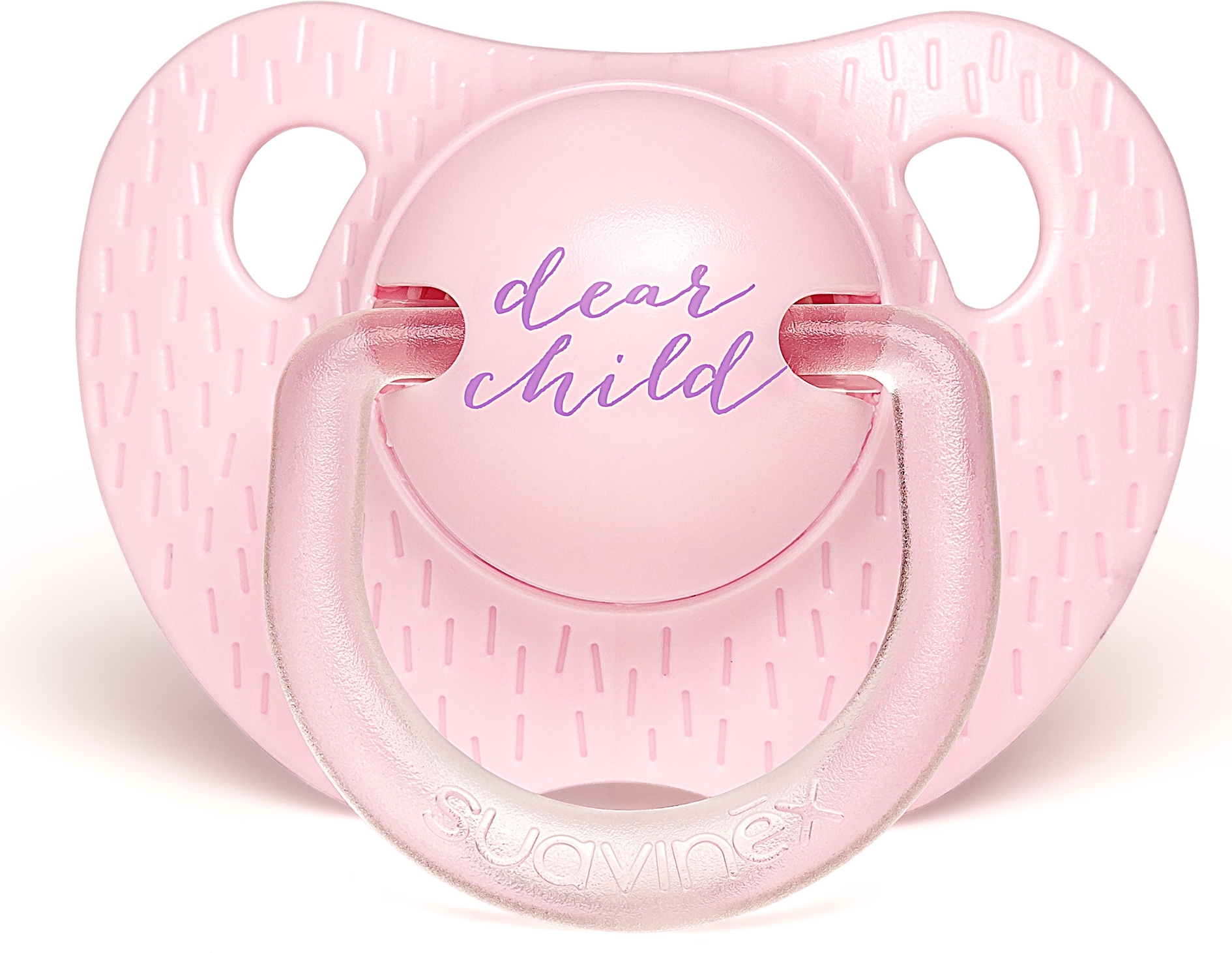 Sucette rose silicone physiologique 0-6 mois