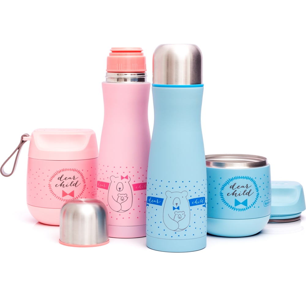 Bouteille isotherme 500ml bleu