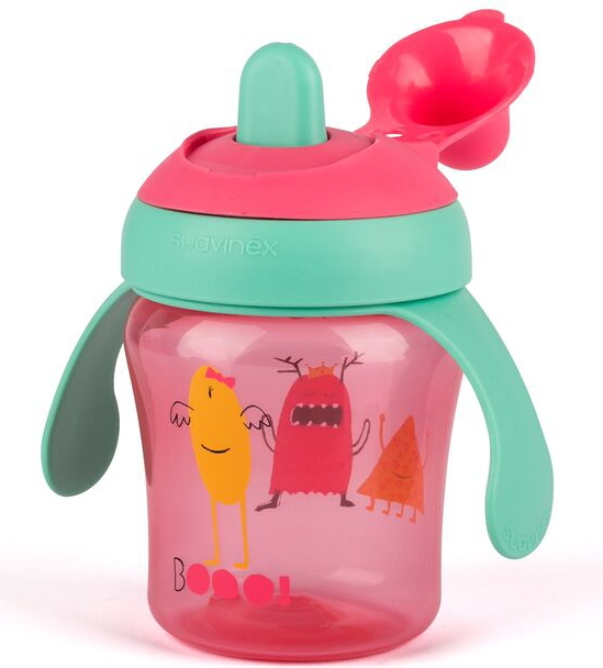 Tasse d'apprentissage 6mois rose