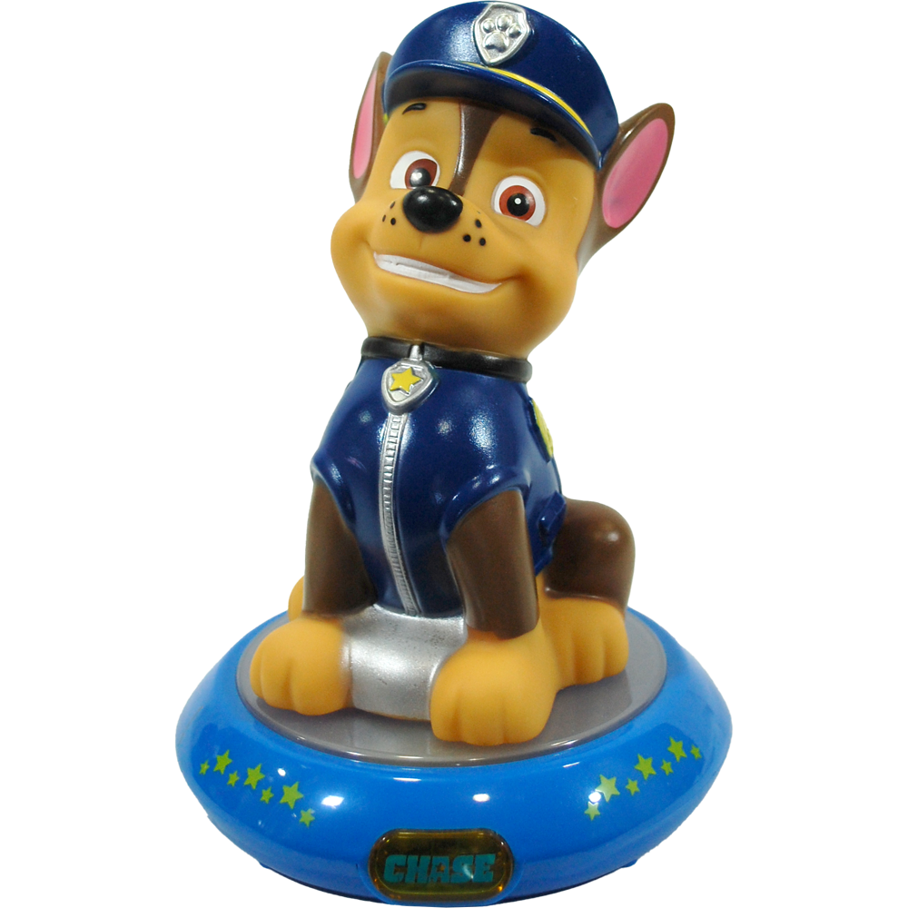 Lampe de chevet - mini figurine pat'patrouille chase assis - 25 cm