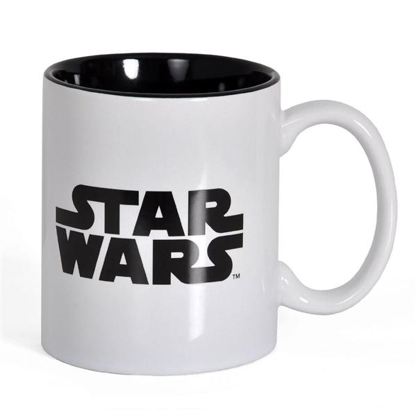 Mug céramique logo star wars (blanc)