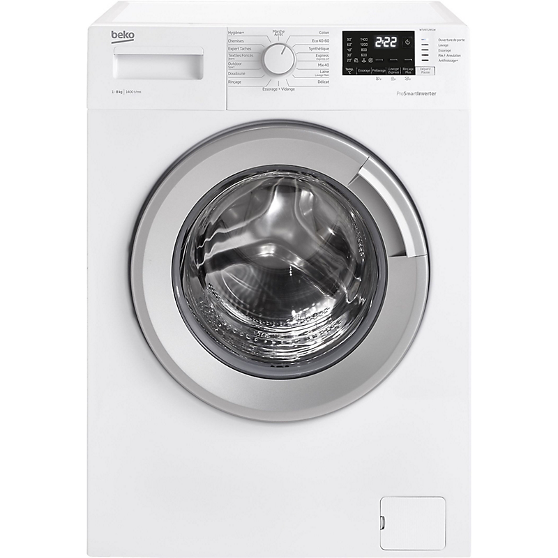 Lave linge hublot Beko WTV8712BS1W 8kg