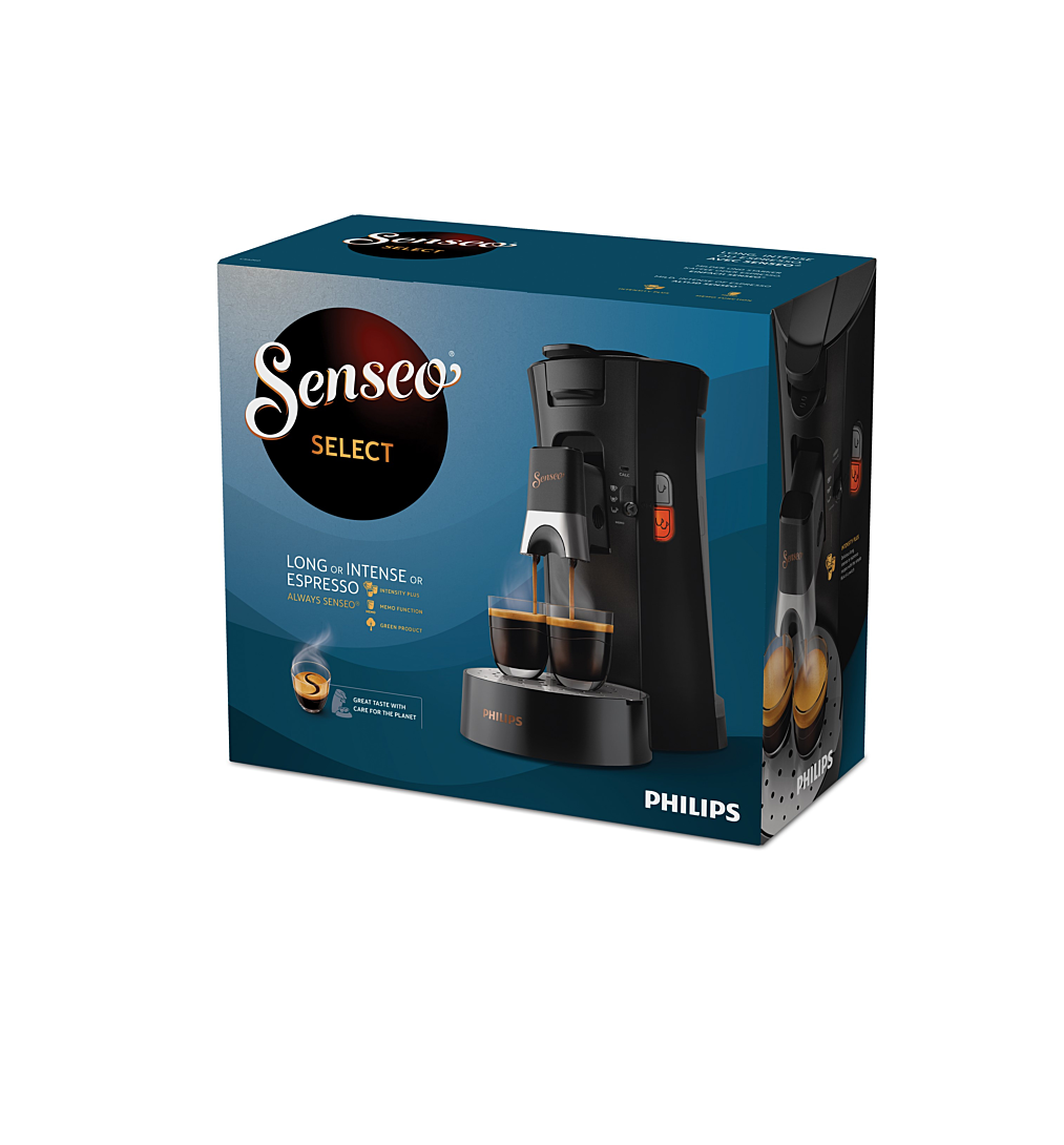 Machine à café à dosettes PHILIPS SENSEO SELECT CSA240/61 Noir