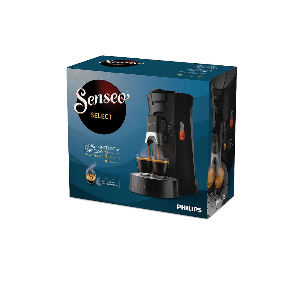 Machine à café à dosettes PHILIPS SENSEO SELECT CSA240/61 Noir