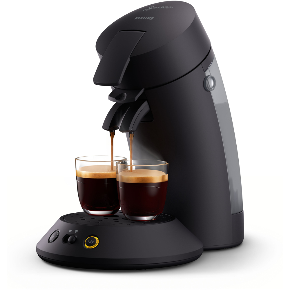 Machine à café à dosettes PHILIPS SENSEO ORIGINAL+ CSA210/61 Noir carbone