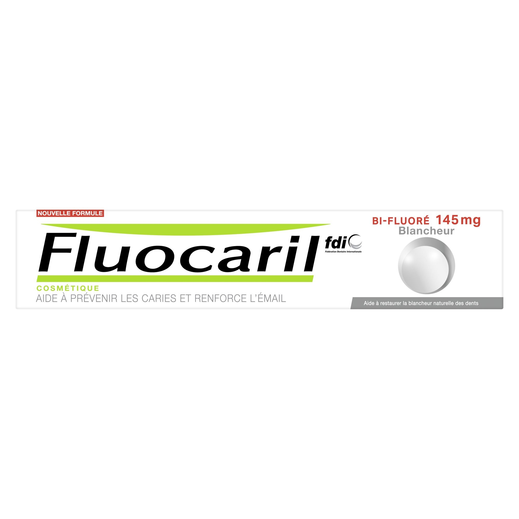 Dentifrice Blancheur Bi fluoré Fluocaril Le Tube De 75ml - vue 2