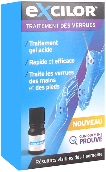 Traitement des verrues en gel 4ml