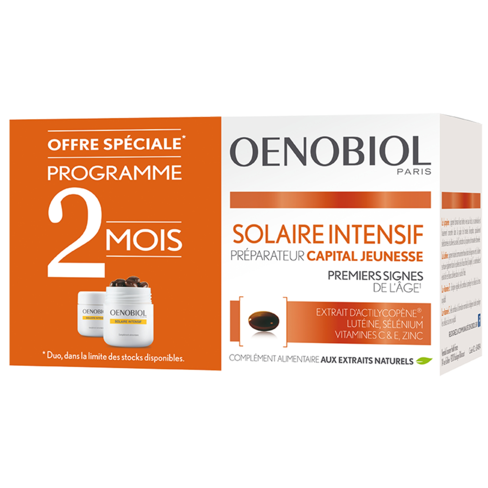 Solaire intensif préparateur capital jeunesse 2 x 30 capsules