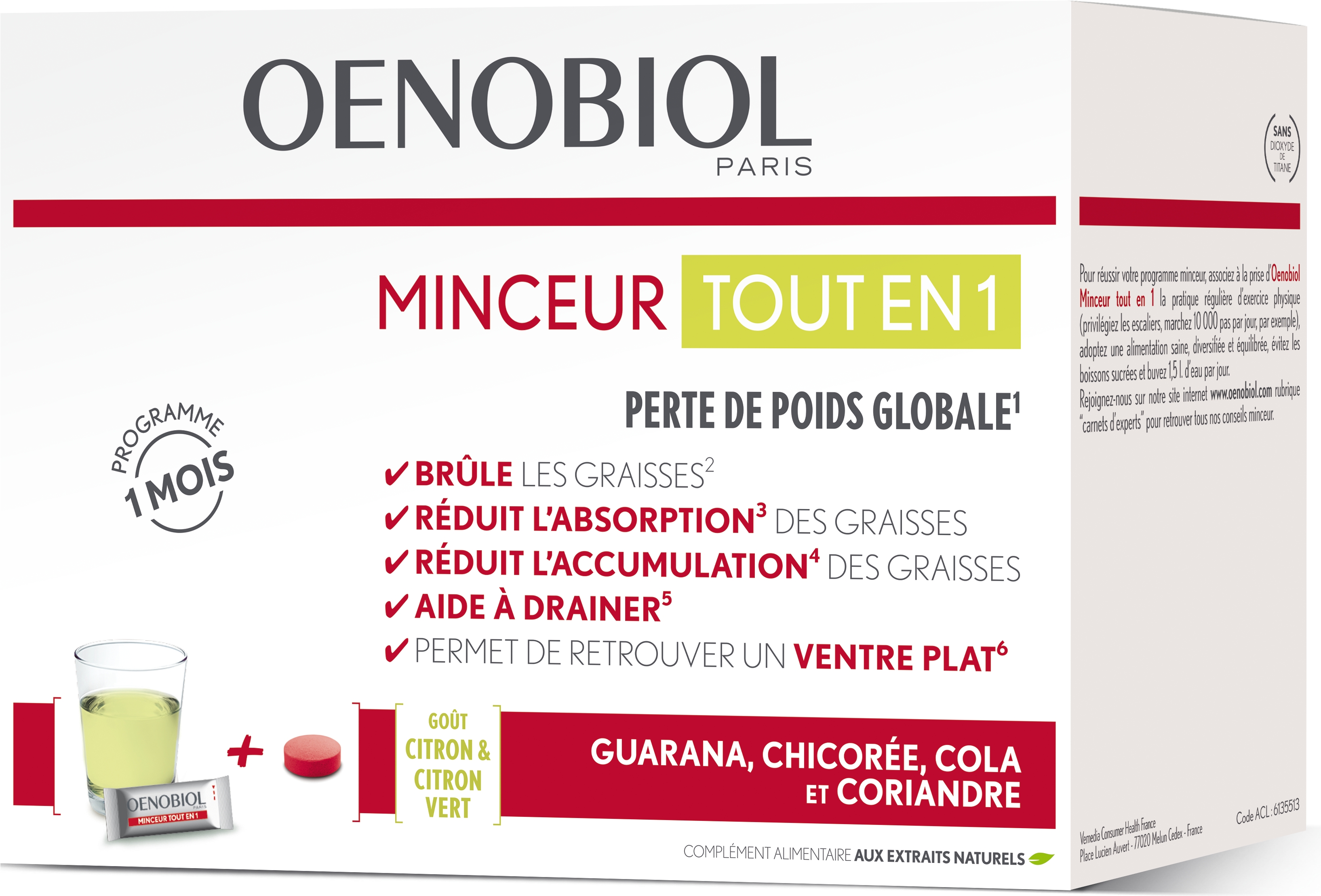 Minceur tout en un 30 sticks et 60 comprimés