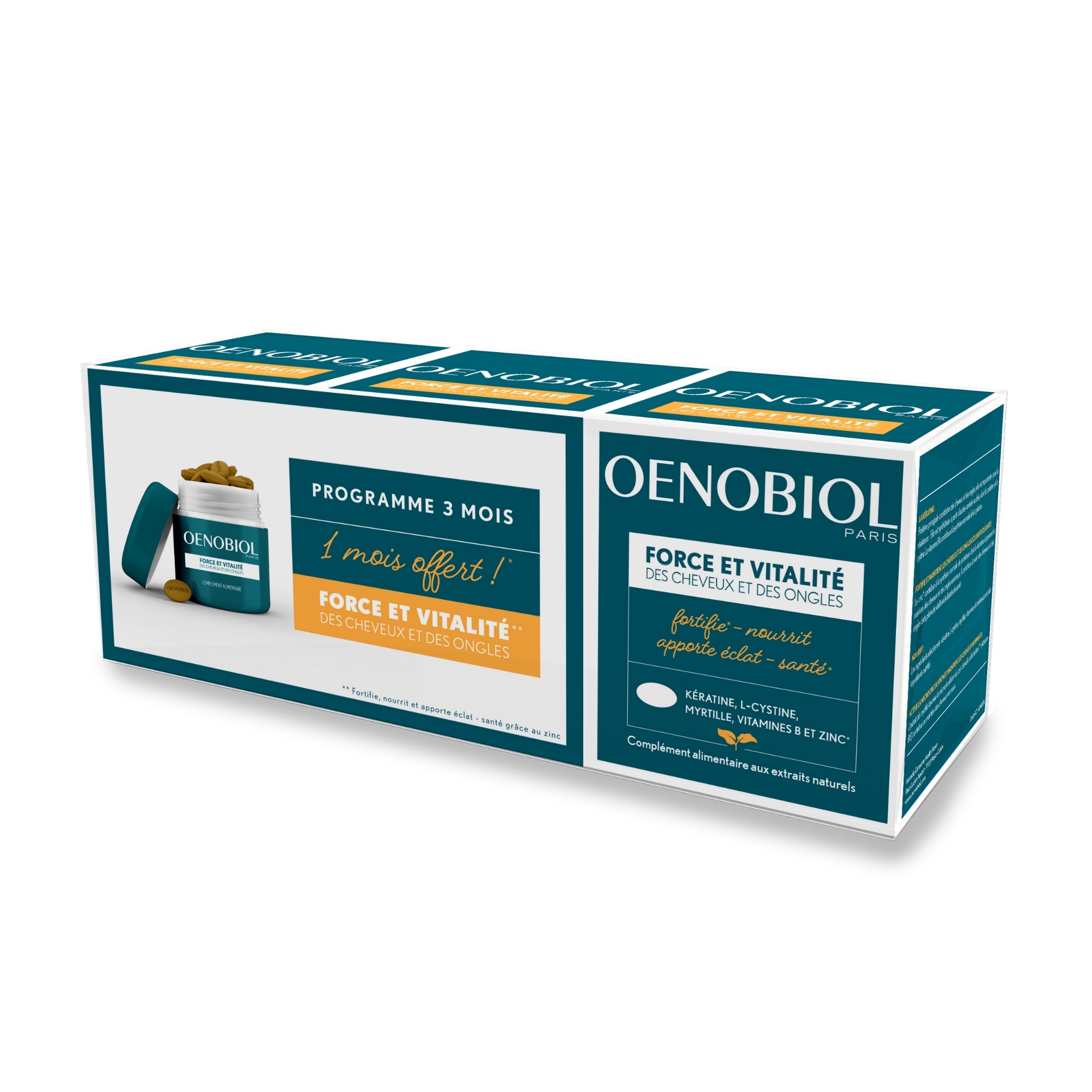 Oenobiol Force Et Vitalité 3x60 comprimés