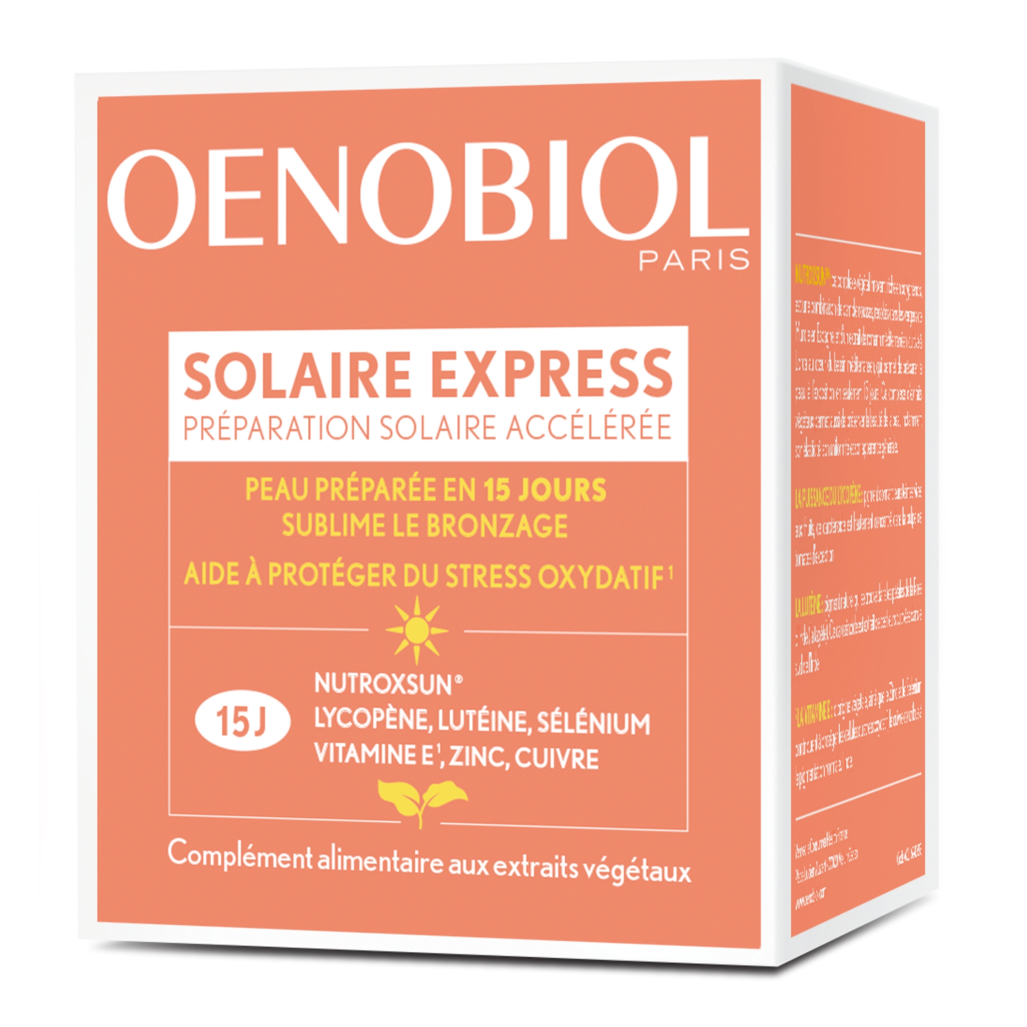 Oenobiol Solaire Express 15 Capsules