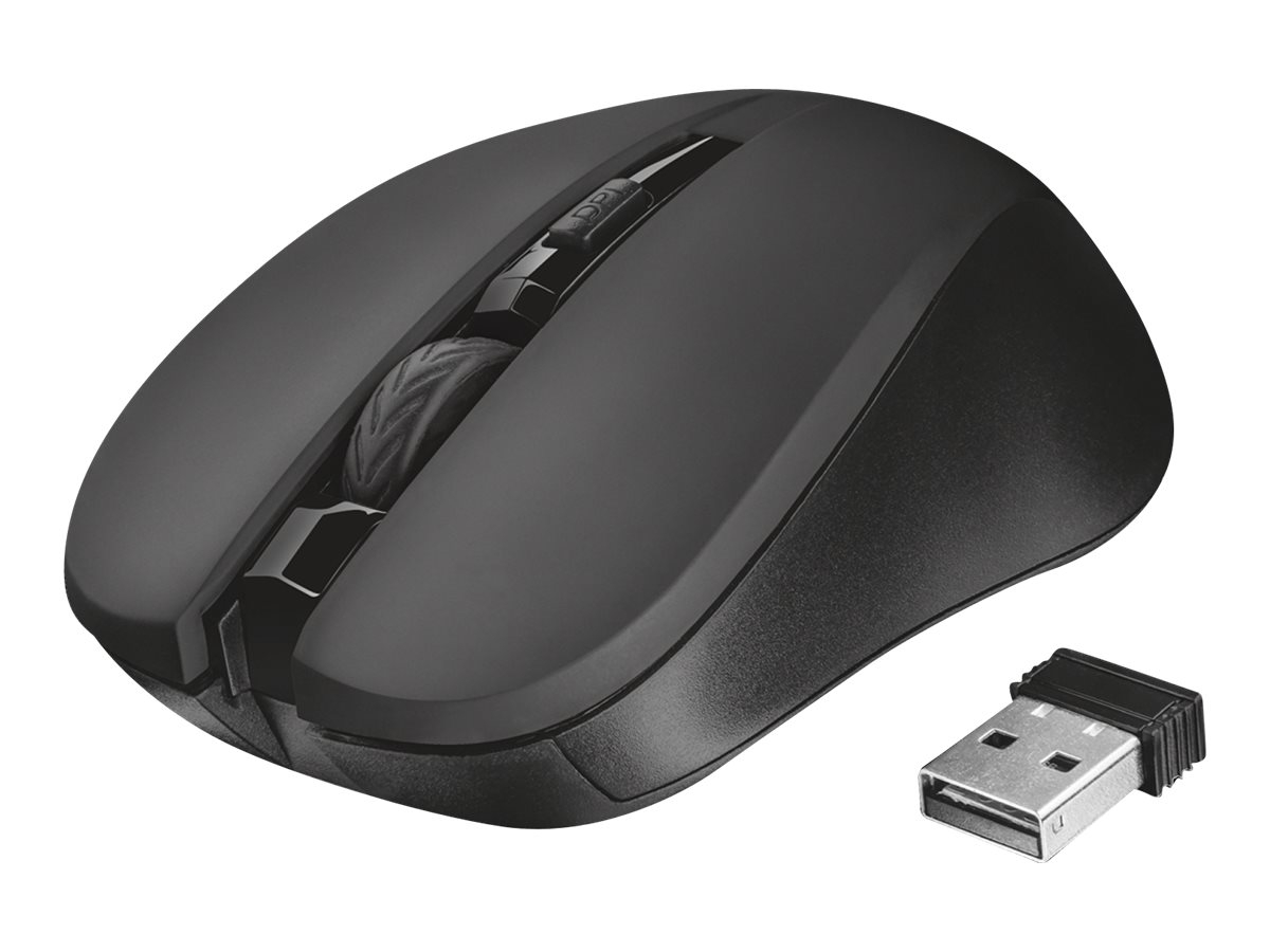 Souris sans fil Trust Mydo silent click noir