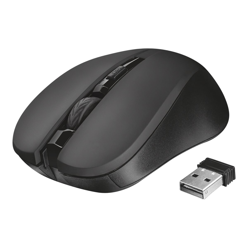 Souris sans fil Trust Mydo silent click noir
