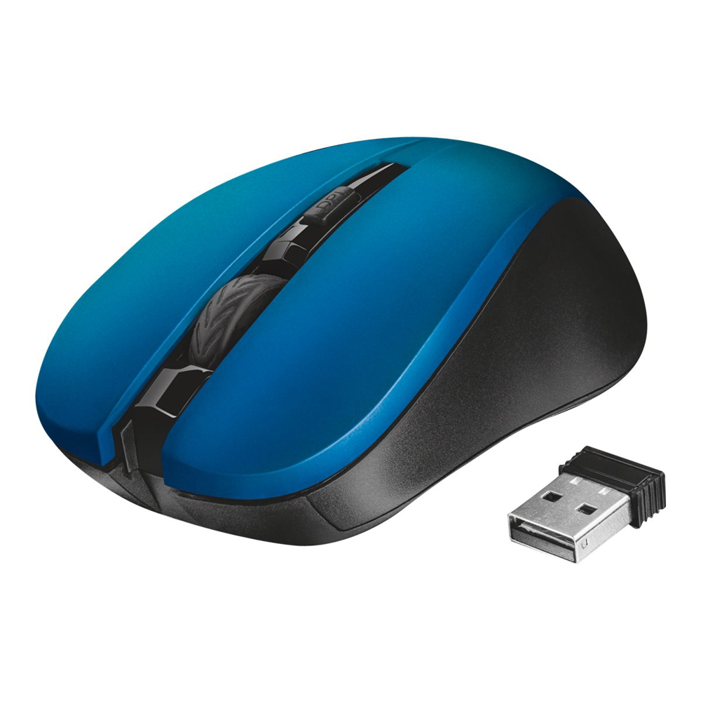 Souris sans fil Trust Mydo silent click bleu