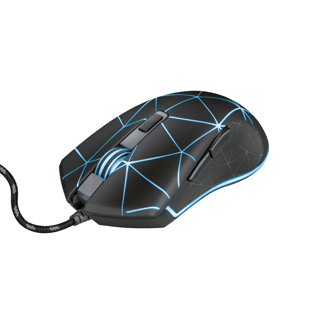 Trust - Souris gaming filaire ambidextre LOCX