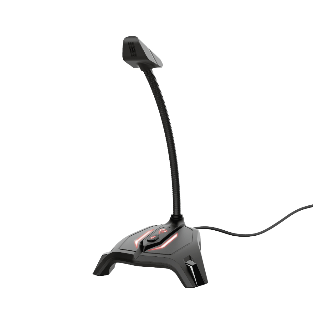Trust GXT 215 Zabi LED beleuchtetes USB Gaming Mikrofon - schwarz