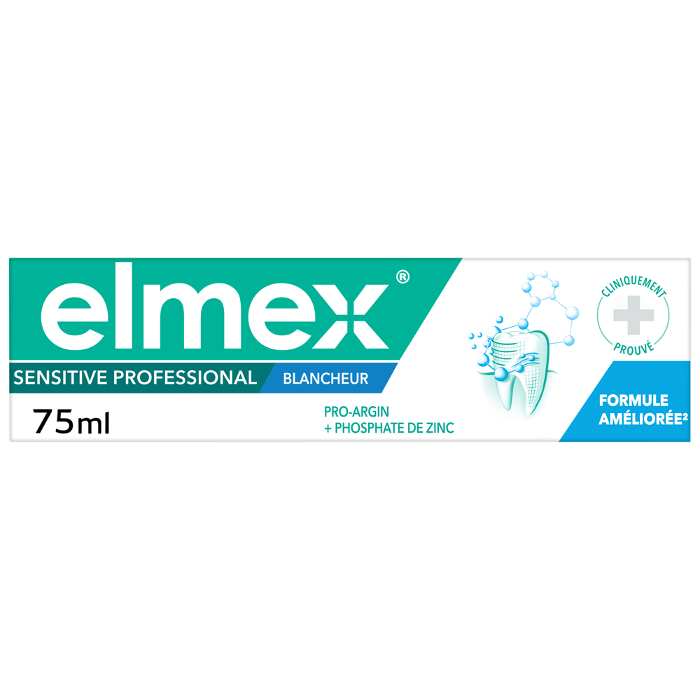 Dentifrice elmex sensitive professional dents sensibles blancheur 75ml