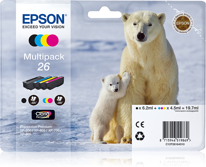 Epson Polar bear Cartouche Ours Polaire - Encre Claria Premium MP