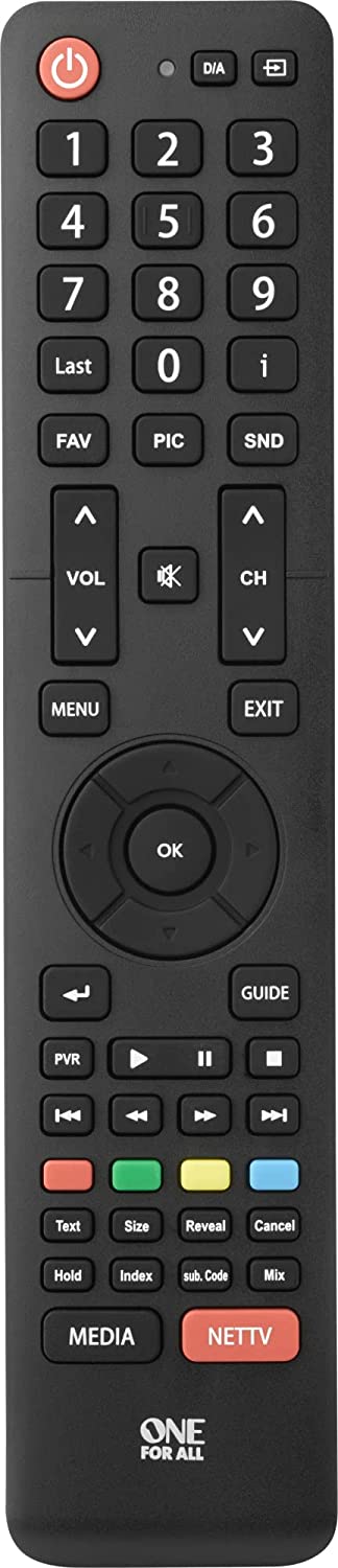 One For All TV Replacement Remotes URC 1916 télécommande IR Wireless Appuyez sur les boutons