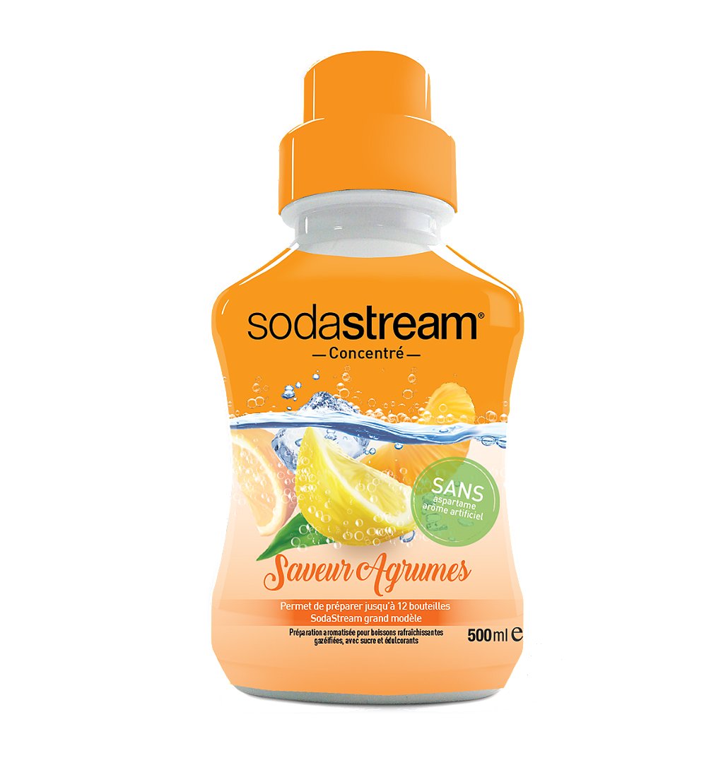 Concentré sirop Sodastream Saveur Agrumes 500ml