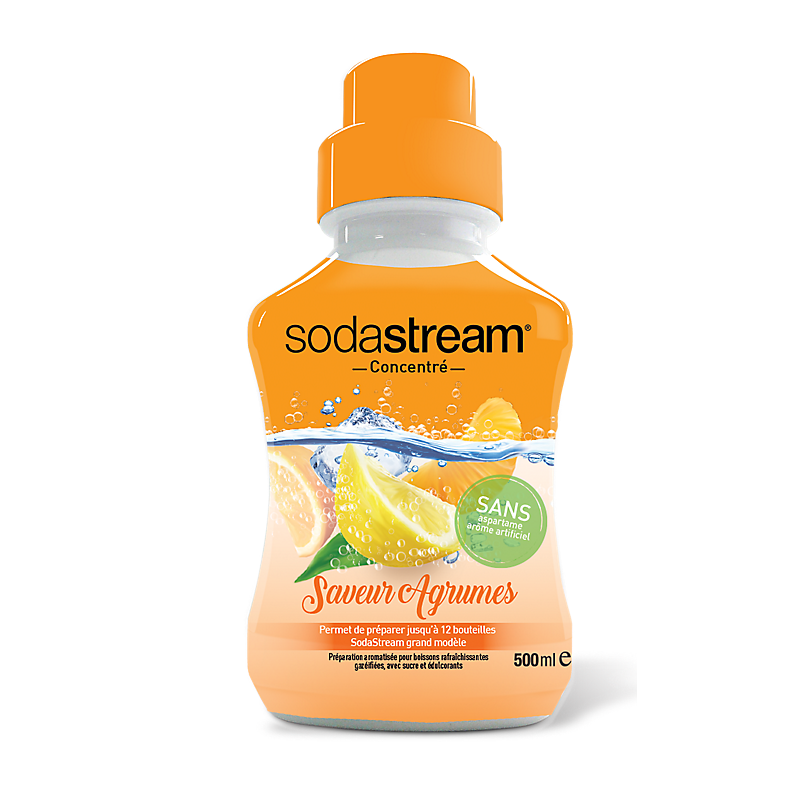 Concentré sirop Sodastream Saveur Agrumes 500ml